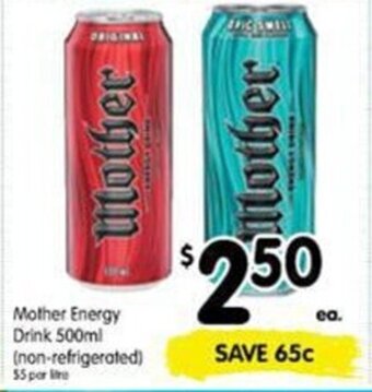 Mother energy drink 500ml