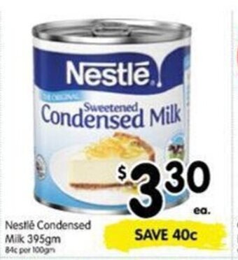 Spar Nestle condensed milk 395gm offer
