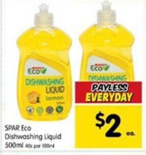 Eco dishwashing liquid 500ml offer at Spar