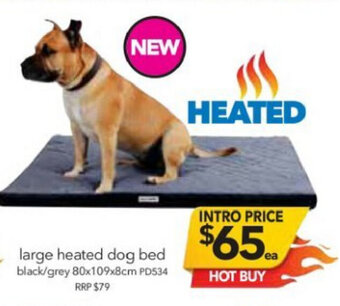 Large Heated Dog Bed