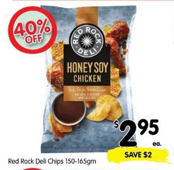 Spar Red rock deli chips 150-165gm offer