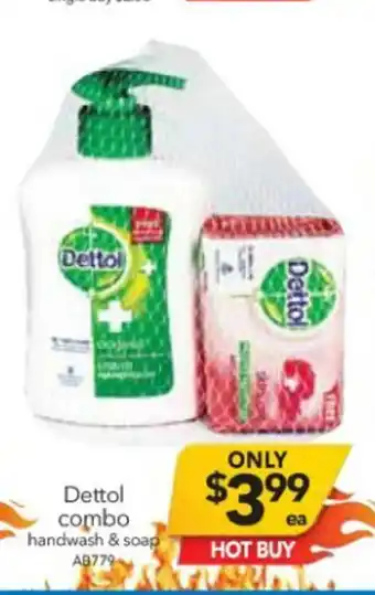 Cheap as Chips Dettol Combo handwash & Soap offer