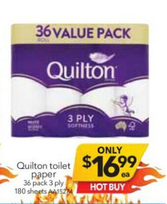 Cheap as Chips Quilton Toilet Paper offer