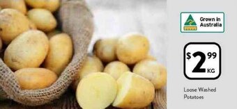 Foodworks Loose washed potatoes offer