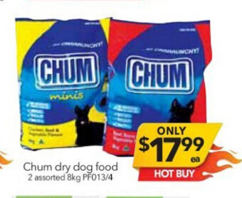 Choice The Discount Store Chum Dry Dog Food offer