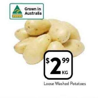 Foodworks Loose washed potatoes offer