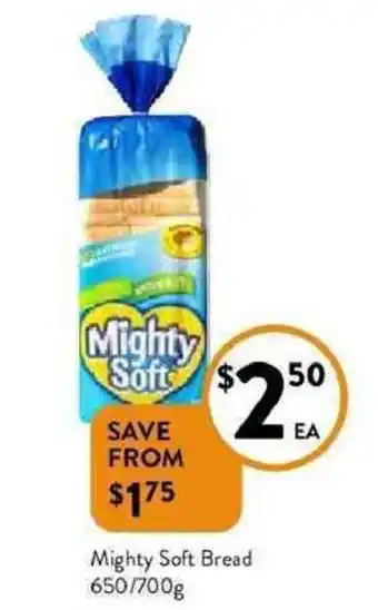 Foodworks Mighty sodt bread 650g offer