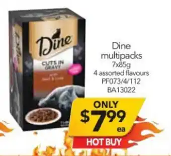 Dine Multipacks 7x85g