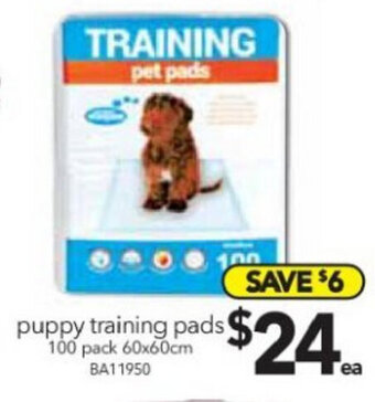 Cheap as Chips Puppy Training Pads offer