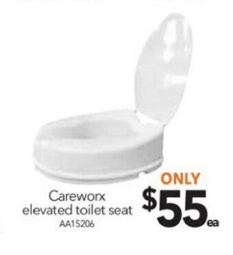 Cheap as Chips Careworx Elevated Toilet Seat offer