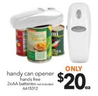 Handy Can Opener Hands Free