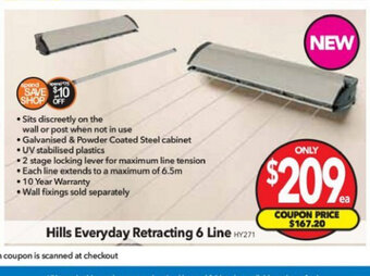 Hills Everyday Retracting 6 Line