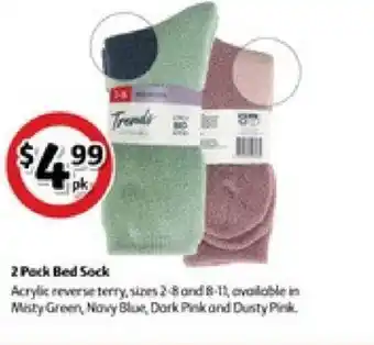 Coles 2 Pack bed sock offer