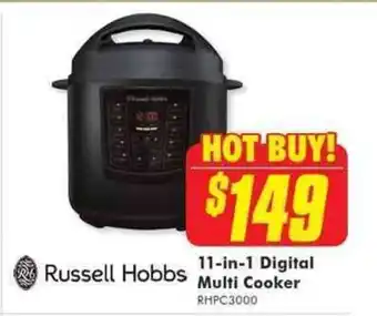 The Good Guys Russell Hobbs 11-in-1 Digital Multi Cooker RHPC3000 offer