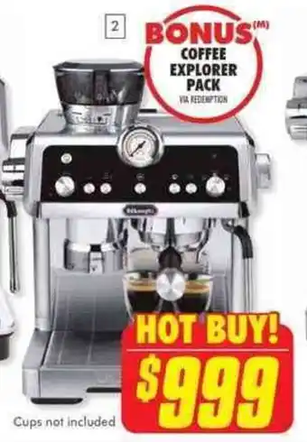 The Good Guys Delonghi La Specialista Prestigio Coffee Machine EC9355M offer