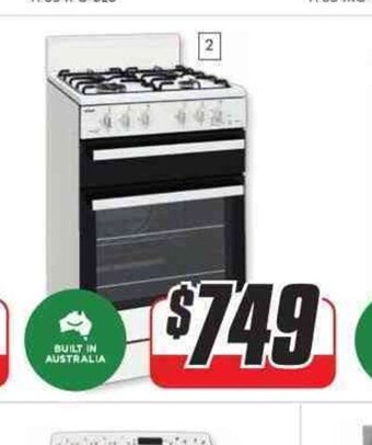 The Good Guys 54 cm Natural Gas Upright Cooker offer