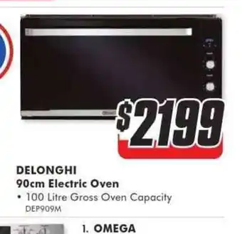 The Good Guys Delonghi 90 cm Electric Oven 100 Litre offer