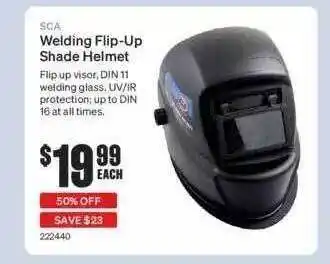 SuperCheap Auto Sca Welding Flip-up Shade Helmet offer