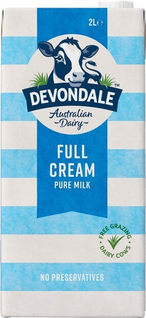 Devondale Long Life Milk 2 Litre Selected Varieties
