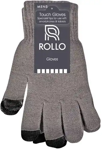 Coles Mens Touch Gloves offer