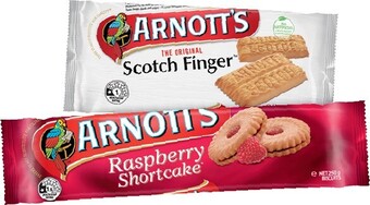IGA Arnott's Cream or Scotch Finger Biscuits 200-250g Selected Varieties offer