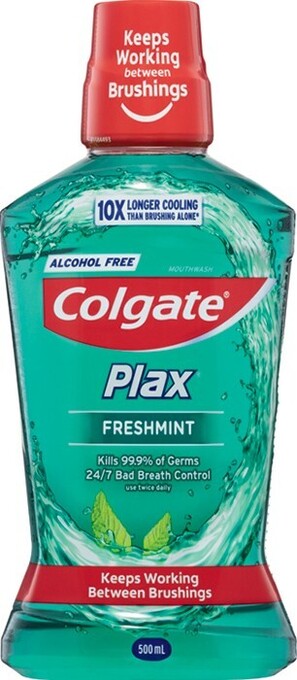 IGA Colgate Plax Mouthwash 500mL Selected Varieties offer