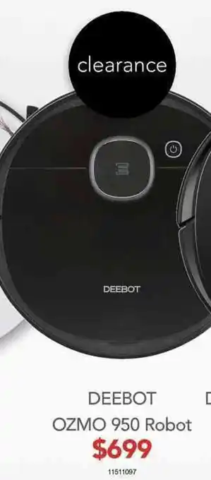 Godfreys Deebot Ozmo 950 Robot offer