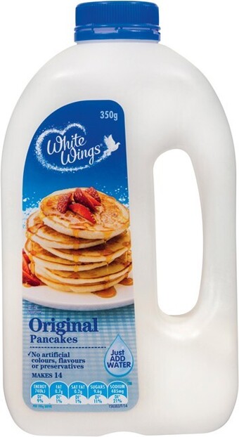 IGA White Wings Pancake Shaker Original 350g or Buttermilk 325g offer