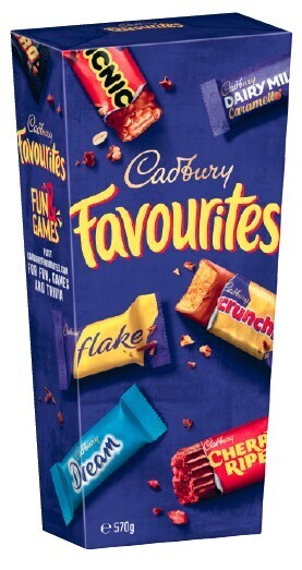 Coles Cadbury Favourites Boxed Chocolate 570g offer