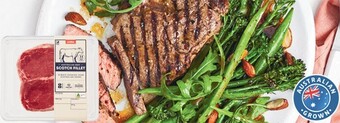 Coles Coles Australia No Added Hormones Beef Scotch Fillet Steak 2 Pack 480g offer