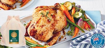 Coles Slow Hills Free Range RSPCA Approved Whole Chicken offer