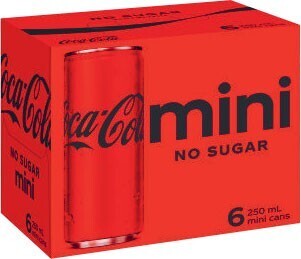 Coles Coca-Cola, Fanta or Sprite Mini Soft Drink 6x250mL offer