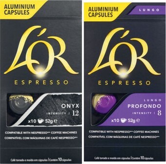 Coles L’OR Nespresso Compatible Coffee Capsules 10 Pack offer