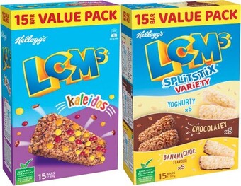 Coles Kellogg's LCMs Value Pack 330g-345g offer