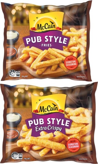 Coles McCain Pub Style Chips 750g offer