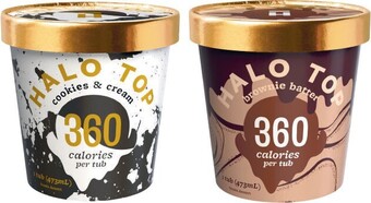 Coles Halo Top Tub 473mL offer