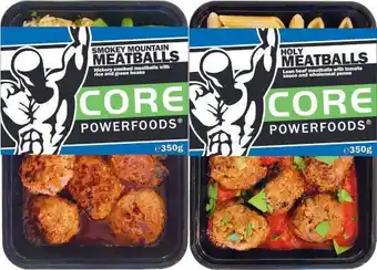 Coles Core Power Foods Frozen Meals 350g offer