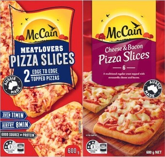 Coles McCain Pizza Slices 6 Pack 600g offer