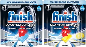 Coles Finish Quantum Ultimate Pro 32 Pack or 0% 34 Pack offer