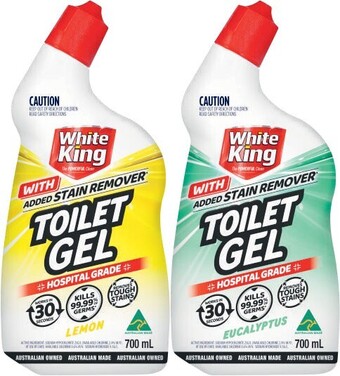 Coles White King Bleach Toilet Gel 700mL offer