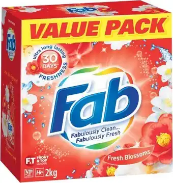 Coles Fab Laundry Powder 1.8kg- 2kg offer