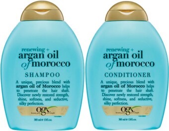 Coles Ogx Renewing + Argan Oil Shampoo or Conditioner 385mL offer