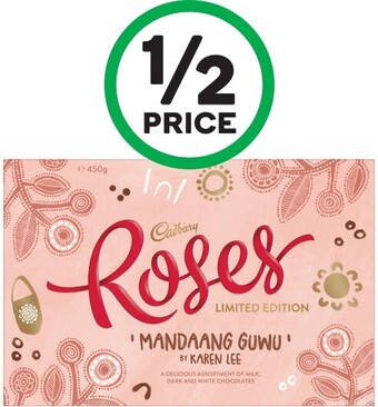 Woolworths Cadbury Roses 450g offer
