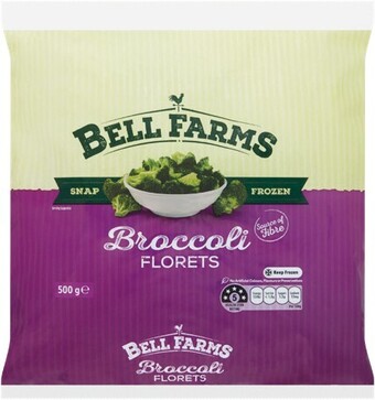 Bell Farms Broccoli Florets 500g - From the Freezer