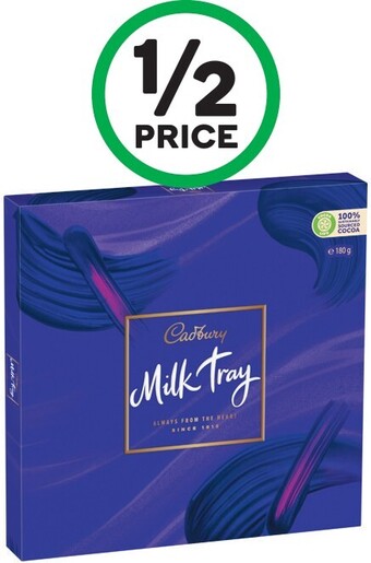 Woolworths Cadbury Milk Tray 180g offer