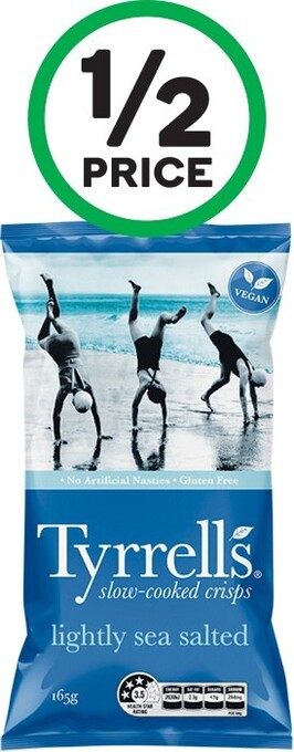 Woolworths Tyrrell's Chips 165g offer