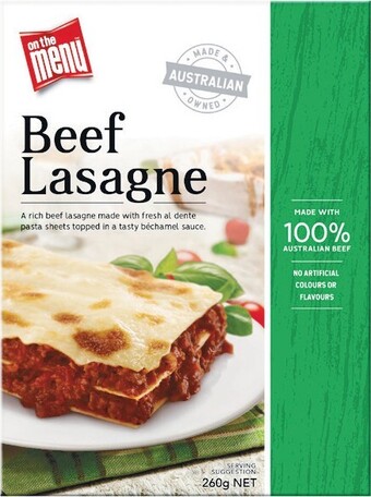 Woolworths On The Menu Frozen Meals 260g offer