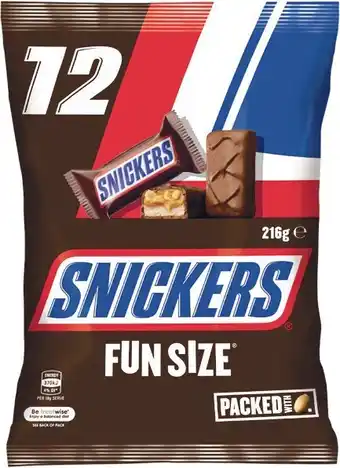 Woolworths Mars Medium Sharepacks 132­-216g Pk 12-18 offer