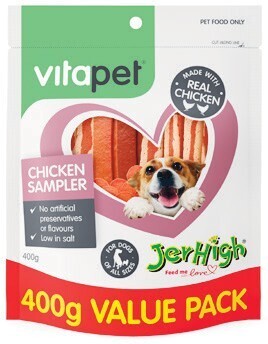 Woolworths Vitapet Jerhigh Variety Sticks 400g offer