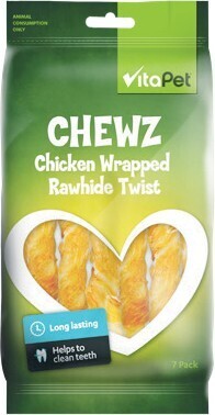 Woolworths Vitapet Chicken Rawhide Twist Pk 7 offer